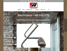 Tablet Screenshot of ab-solute.com